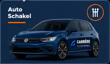 Carrière Rijschool Auto Schakel zoals op de herfstactie